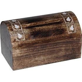 Wooden Jewelry Box Art & Craft Gifts for Women (wc451)