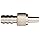 Luer Stainless Steel 316 Male Luer Connector , For 1/4" Tube, Barb O.D. 0.260"