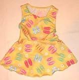 Infants 12-18-24 Months 2-piece Babydoll Swimwear Yellow w/Sandals