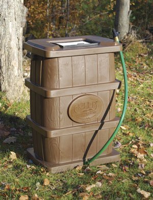 Achla Woodgrain Rain Barrel RB-03