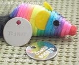 CHROME Disc 19mm Kitten or Small Cat Identity Tag When Checking Out, Please Tick The Gift Message Box To Enter Your Personalisation Details