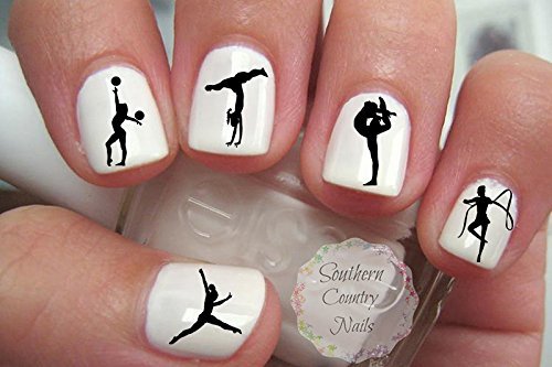 Gymnastics Child Size Nail Art Decals