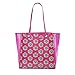 Vera Bradley Clearly Colorful Tote (Pink Swirls Flowers)