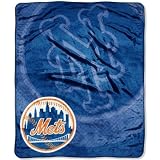 New York Mets 50"x60" Retro Style Royal Plush Raschel Throw Blanket Warm Machine Washable
