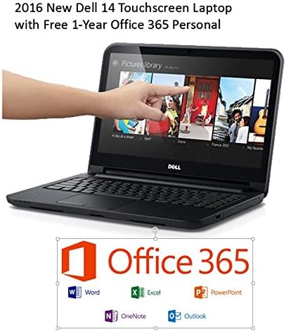 2016 Newest Premium Dell 14" Touchscreen HD Laptop, Intel Dual-Core up to 2.16GHz, 2GB RAM, 32GB eMMC Flash Memory, HDMI, USB 3.0, Bluetooth, Windows 10