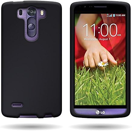 LG G3 Vigor Case by [Ultra Slim Fit] Rubber [Black] Protective Hard Case for LG G3 Vigor - Black