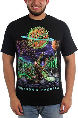Rings of Saturn - Mens Embryonic Anomaly T-Shirt, Size: Medium, Color: Black