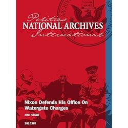 Nixon Defends His Office On Watergate Charges