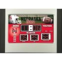 Nebraska Cornhuskers Desk Alarm Clock