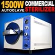 New 1500W Commercial Industrial 20L Autoclave High Pressure Steam Sterilizer Tattoo Dental