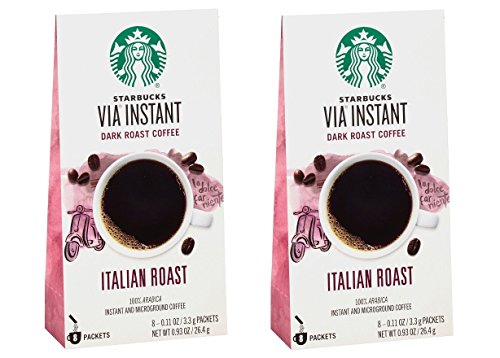 (2 pack) starbucks via ready brew, italian dark roast i…