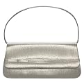 La Regale Brocade Evening Bag - Silver
