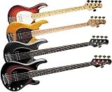 51n KnsINBL. SL160  Music Man StingRay 5 5 String Bass Guitar, Black Rosewood Fretboard