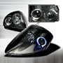 00 01 02 03 04 05 Mitsubishi Eclipse Projector Headlights - Black (Pair)