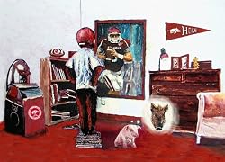 Arkansas Painting - Dream Of Arkansas Football