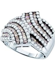1.75CTW COGNAC DIAMOND LADIES FASHION BAND
