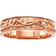 14K Rose Gold Thorns Man's Wedding Band