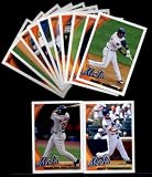 2010 Topps Baseball Cards Complete TEAM SET: New York Mets (Series 1 & 2) 24 Cards including Reyes, Mejia, Santana, Beltran, Maine, Stoner, Wright, Murphy, Sheffield & more!