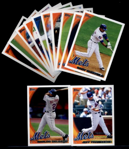 2010 Topps Baseball Cards Complete TEAM SET: New York Mets (Series 1 & 2) 24 Cards including Reyes, Mejia, Santana, Beltran, Maine, Stoner, Wright, Murphy, Sheffield & more!