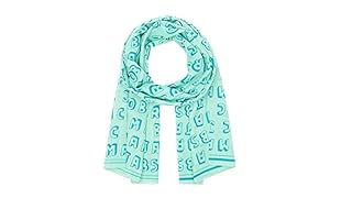 Marc by Marc Jacobs Fular Dynamite Logo (Turquesa)