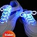 Flammi LED Shoelaces Light Up Shoe Laces with 3 Modes in 5 Colors Flash Lighting the Night for Party Hip-hop Dancing Cycling Hiking Skating -(Blue)
