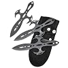 Martial Art Throwing Kits - Set of 3 Pcs 6" Throwers with Nylon Case