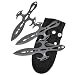 Martial Art Throwing Kits - Set of 3 Pcs 6" Throwers with Nylon Case