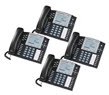 Bundle of 4 Grandstream GXP2120 6-line Executive HD Telephone