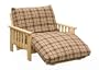 Mission Futon Twin Lounger w/ 9" Premium Futon Mattress