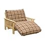 Mission Futon Twin Lounger w/ 9" Premium Futon Mattress