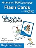 Sign2Me - ASL Flashcards: Beginners Series - Objects & Emotions (Incl. ASL + English + Spanish) (Beginner Series)