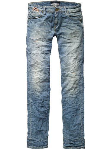 Maison Scotch Damen Jeans 12251285702 - CINQ P - STRAIGHT LEG - BONDI BLEACH, Gr. 32/34, B Preisvergleich