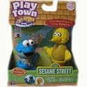 Play Town Sesame Street Cookie Monster & Big Bird Figure Set
