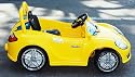 Kids Ride On Car Yellow ASTON MARTIN Style Electric Battery Toy