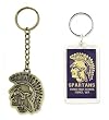 The Twilight Saga: New Moon - Merchandise (Keychain Set - Forks High Spartans & Spartan Head) (Size: 1" x 2")
