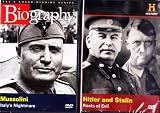 The History Channel : Hitler and Stalin Roots Of Evil , Biography Mussolini : The Dictators of WWII : 2 Pack Collection