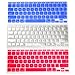 The Friendly Swede Bundle of 14 Colorful Semi-Transparent Silicone Keyboard Skins/Covers for Apple MacBook Air 11-Inch + XXL Cleaning Cloth in Retail Packaging