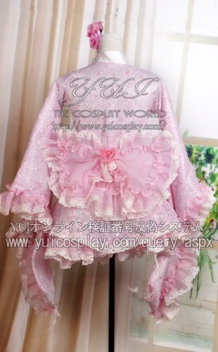 着物 和服 ミニ 和ロリ ドレス コスプレ 衣装 yy510(男性XXLサイズ)【お取り寄せ品】