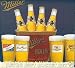 Miller Retro Gift Bucket Set w/4-16 oz Pub Glasses