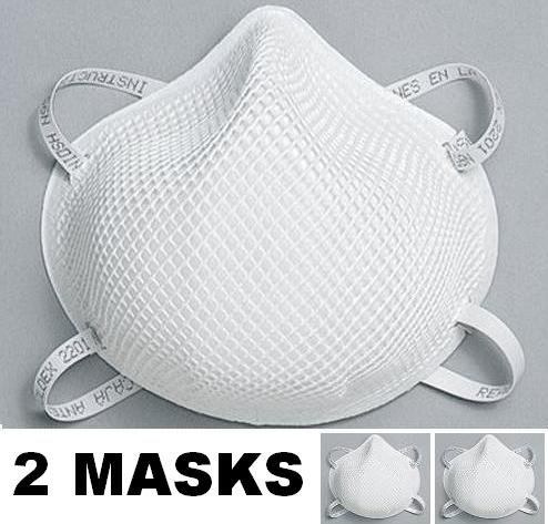 51n sYfqC9L 2201 Moldex Small (Child Size) Respirators N95 CDC Certified, NIOSH Approved (2 Masks)   Swine Flu Protection