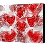 Hearts Afire Abstract Canvas Print / Canvas Art - Artist Alexander Butler