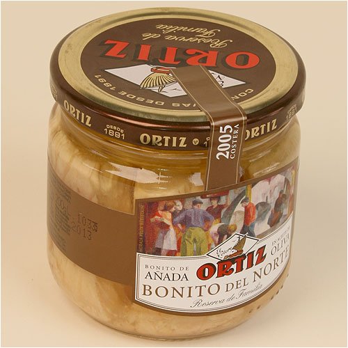 Ortiz Bonito Reserva: Aged White Tuna in Olive Oil (7.05 ounce) by igourmet.com by Canned Seafood