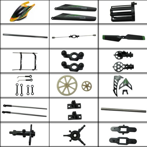 Qiyun Yellow V912 RC Helicopter Spare Parts Accessories Bag KV912-001