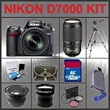 Nikon D7000 DSLR Camera Kit with 18-55mm f/3.5-5.6G VR AF-S DX Nikkor Lens  ....