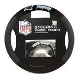NFL Carolina Panthers Poly-Suede Steering Wheel Cover