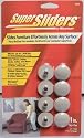 Waxman 4701395N 1-Inch Tap On Round Furniture Sliders, Oatmeal