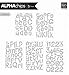 me & my BIG ideas Alpha Chips Designer Chipboard Letter Stickers, Bailey Alphabet Silver Foil