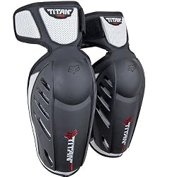 Fox Racing Titan Race Youth Elbow Guard MX Motorcycle Body Armor - Black/Silver