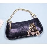 (ジューシークチュール) Juicy Couture チャーム付きミニポーチ ブラック