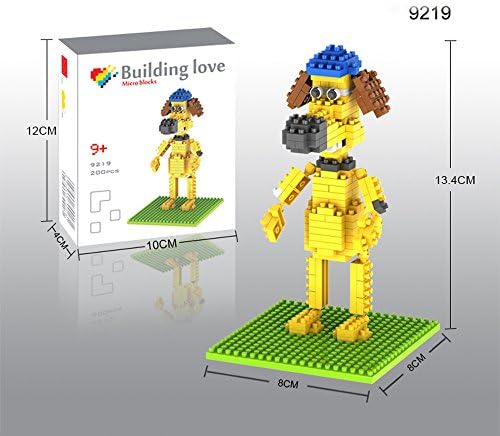 VXV Micro Blocks,Shaun the Sheep Bitzer Block Parent-child Games Building Blocks Children's Educational Toys, LOZ Nanoblock Compatible